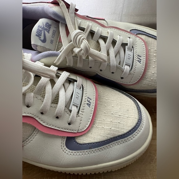 Nike Air Force 1 Shadow Sail Sea Coral Size 10/ EU 42 - Picture 7 of 10